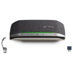 Poly Sync 20+M Speakerphone USB-C/A Adapter...