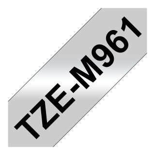 BROTHER P-Touch TZE-M961 schwarz auf silver-matt 36mm 1er-Pack