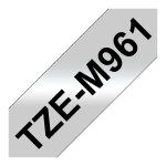 BROTHER P-Touch TZE-M961 schwarz auf silver-matt 36mm...