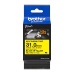BROTHER HSe-661E Heat Shrink Tube Black on Yellow 31.0mm
