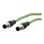 METZ CONNECT Verbindungsleitung M12 ST-M12 ST, 4-polig...