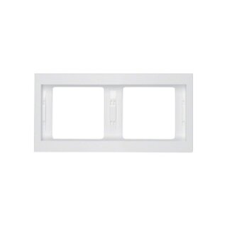 Berker 1363 70 09 Rahmen 2-fach K.1 polarweiß waagerecht