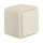 Berker 47403512 FR-Steckdose polarweiß SCHUKO mit Klappdeckel AP W.1