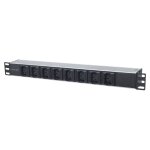 19" Kaltgerätebuchse 8-fach C13 PDU mit Klammern
