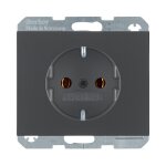 Berker 47157006 SCHUKO-Steckdose anth matt