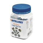 INTELLINET Schraubensatz 50-teilig silber