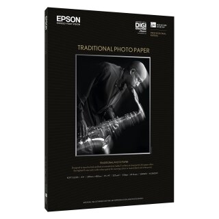 Epson Traditional Photo Paper seidenmatt, A 3+ 25 Blatt, 330 g
