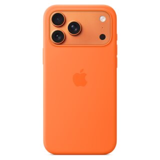 Silikon Case iPhone 17 Pro Max mit MagSafe (orange)