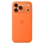 Silikon Case iPhone 17 Pro Max mit MagSafe (orange)