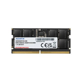32GB ADATA SO-DIMM 5600 (1x 32 GB) (schwarz, GD5S5600732G-SMI, Gold)