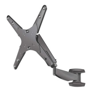 MANHATTAN TV-Wandhalterung mit Gasdruckfeder und Kugelgelenk geeignet fuer ein Display von 53,34cm-152,4cm 21Z-60Z und bis zu 30 kg