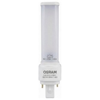 Osram DULUX D13 EM V 6W 830 G24D-1 LED 600 lm 3000K G24d-1