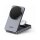 UGREEN W707 3-in-1 15W Magnetic Wireless Desktop Charger fuer iPhone, AirPods und Watch klappbar grau