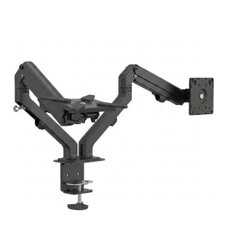 - passt fr zwei Displays 17 bis 27" mit VESA-Gren 75 x 75 oder 100 x 100 - Schnellklemme oder Durchtischbefestigung