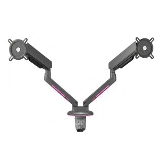 One for all Universeller Gaming Dual Monitorarm (DM8210) (grau, RGB)
