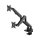 MANHATTAN Aluminium-Tischhalterung mit Gasdruckfeder fr zwei Monitore 43,2-81,3cm 17-32Zoll und 8-in-1-Dockingstation PD mit 100W