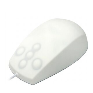 Medigenic MMA Scroll Maus USB&PS2 IP65 Silikon hellblau