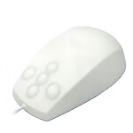 Medigenic MMA Scroll Maus USB&PS2 IP65 Silikon hellblau