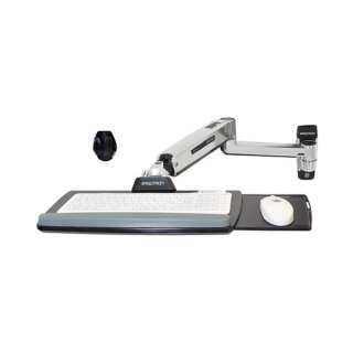 ERGOTRON LX Steh-Sitz-Wandmontage-Tastaturarm bis 2,2kg. 51cm hoehenverstellbar Reichweite Tastatur bis 107cm