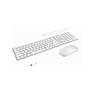 ZAGG WIRED USB-C KEYBOARD MOUS APPLE SILVER SWISS