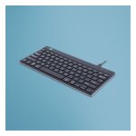 R-Go Tastatur Compact Break US-Layout verkabelt schwarz