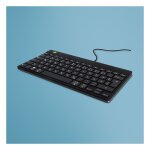 R-Go Tastatur Compact Break DE-Layout verkabelt schwarz