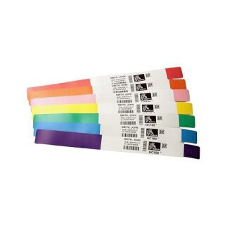 Zebra Z-Band Splash - Purple - 25.4 x 254 mm 350 label(s) (1 roll(s)