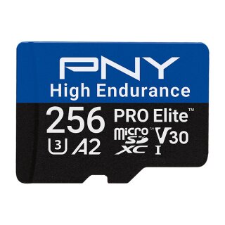 Card PNY PRO Elite High Endurance - Flash-Speicherkarte (SD-Adapter inbegriffen)