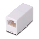 Cat 5e, Modular-Kupplung, ungeschirmt RJ45, wei