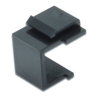 DIGITUS Blindplatte fr modulare Patch Panel, schwarz