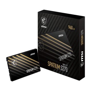 2,5" 960GB MSI Spatium S270 SATA6 500/450