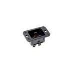 BACHMANN Kaltgerteeinbaustecker IEC320 C20, schwarz,...