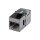 BACHMANN Keystone CAT6a STP Kupplung RJ45 geschirmt silberfarben