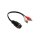 Connections Audio Adapter 2x Cinch Stecker an 5-pol DIN Buchse, 0,2m