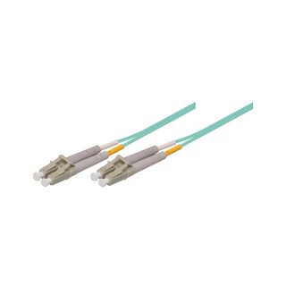 Patchkabel LWL Duplex OM3 (Multimode, 50/125) LC/LC, LSZH, austauschbare Polarität, 5m, Good Connections®