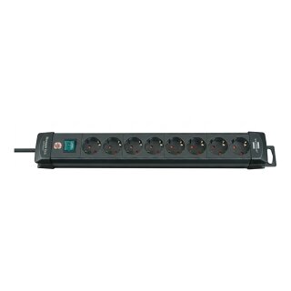 Brennenstuhl Steckdosenleiste Premium-Line 8x 3m sw