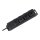 Brennenstuhl Steckdoseleiste mit Deckeln IP44 4x 2m sw