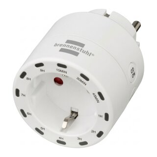 Brennenstuhl Countdown Timer-Steckdose,12 Stufen einstellbar