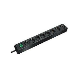 Brennenstuhl Steckdosenleiste ECO-Line 8x 3m schwarz