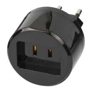 Brennenstuhl Adapter Travel Stecksystem US/Aufsatz DE 2,5A