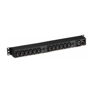 EATON Rack Flex PDU Basic 1U 16A 230V C20 Output 12 C13 1 C19 with 2 circuit breaker