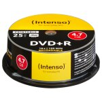DVD Intenso DVD+R 4,7 GB (16fach, 25 Stck, bedruckbar)