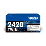 Brother Toner TN-2420TWIN Schwarz 2er Pack bis zu je...