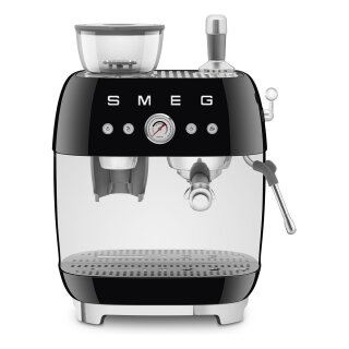 SMEG EGF03BLEU Espressomaschine. Kaffeevollautomat 50s Style. schwarz