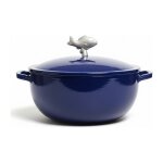 Staub La Cocotte 28cm rund Bouillabaisse Topf dunkelblau