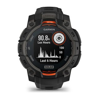 Garmin Instinct 3 Solar 45mm black/orange