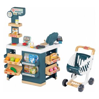 Smoby Supermarkt mit Einkaufswagen Modell 2023