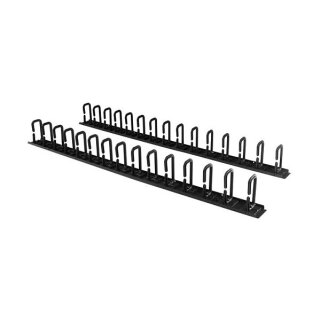 STARTECH.COM Vertikaler Kabelordner mit D-Hacken - 0U - 1,8m - Rack Kabelmanager