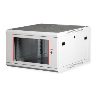 ROLINE 19-Zoll Wandgehuse Basic Plus 6HE, 600x600 BxT grau