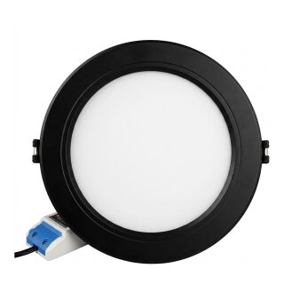 LED Panel Rund 6W RGB-WW mit Funk und WLAN schwarz *Milight/Miboxer*